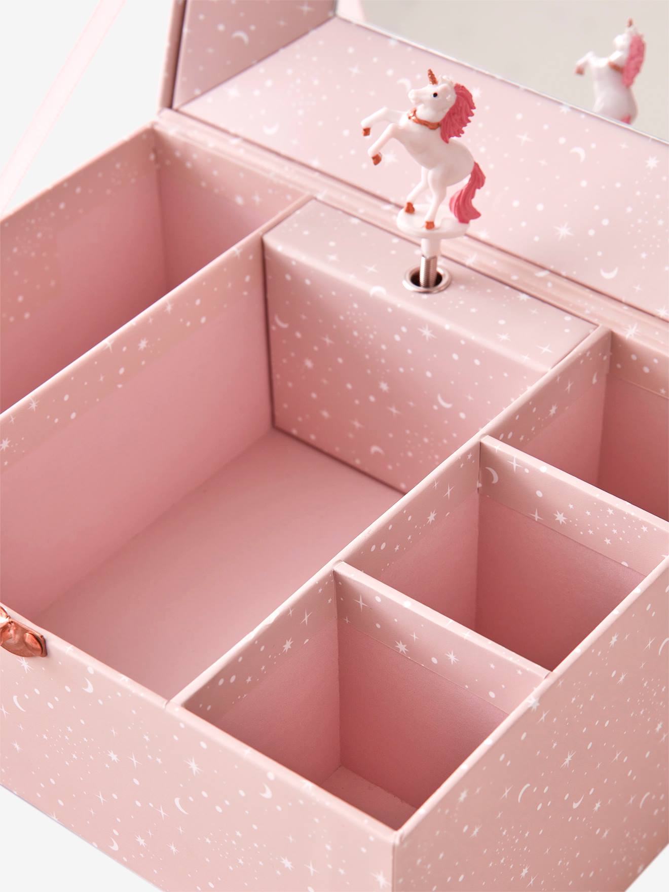 Vertbaudet Kinder Schmuckschatulle mit Spieluhr - rosa