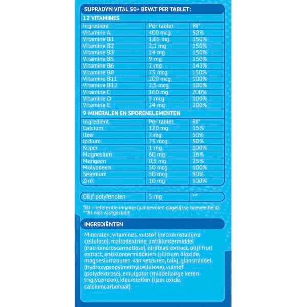 Supradyn Vital 50 tablet, 95 kosov