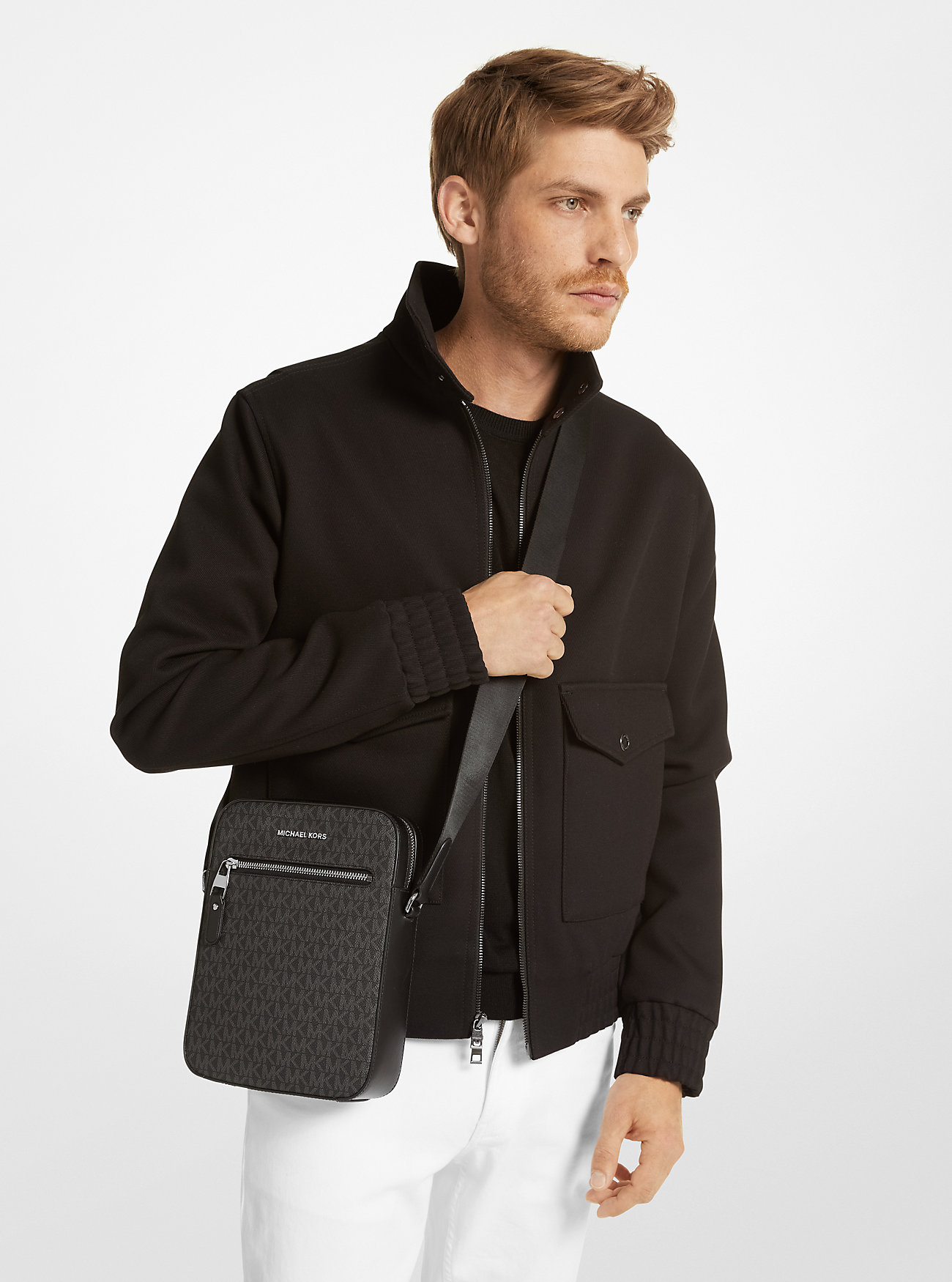 Varick Logo Flyveske - SVART