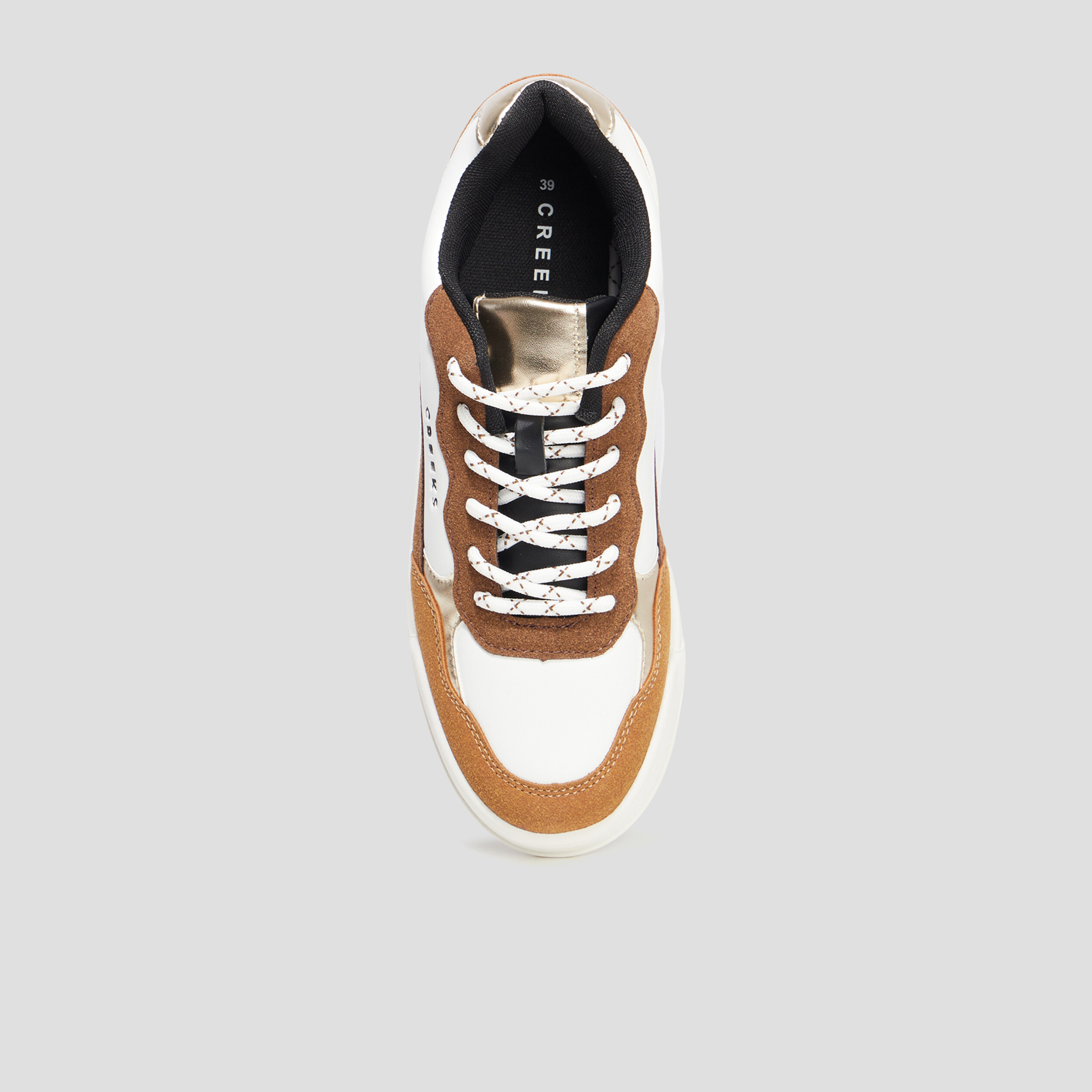 Baskets Creeks marron femme | La Halle