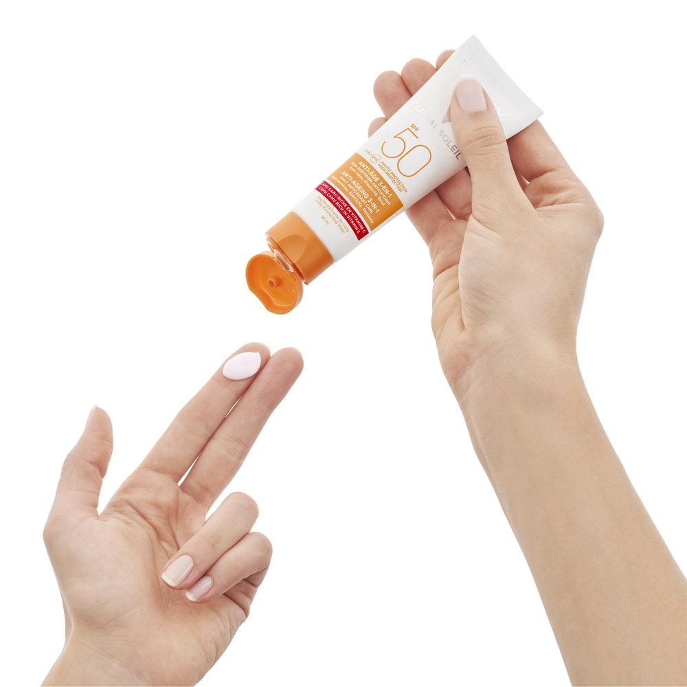 Vichy Idéal Soleil Anti-âge 3-en-1 SPF50