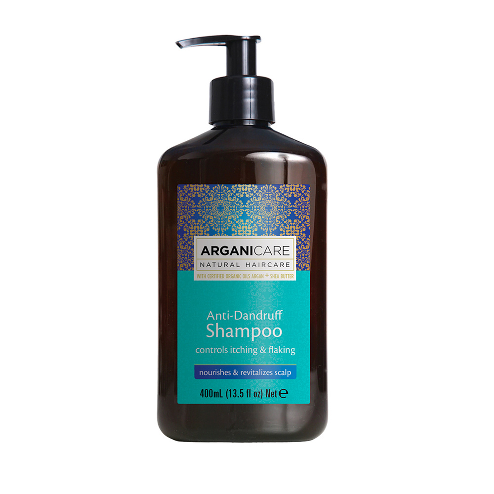 Arganicare Shampooing à l'huile d'argan Traintant et antipelliculaire pour cuircheveu sensible et irrité