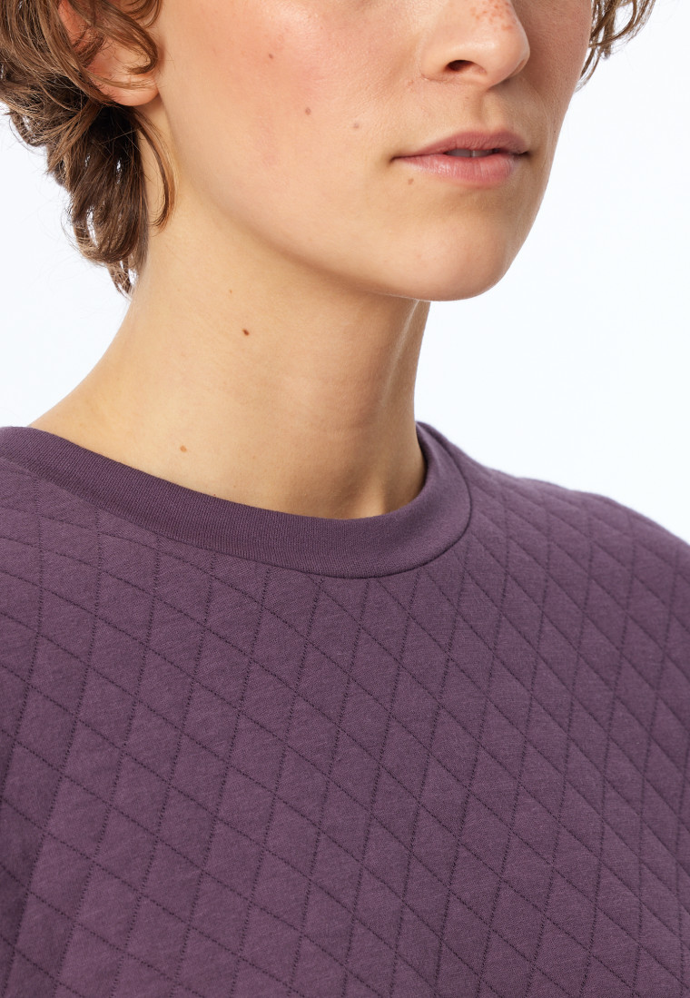 Sweatshirt Jersey-Quiltstoff und Sweatware malve - Mix+Relax