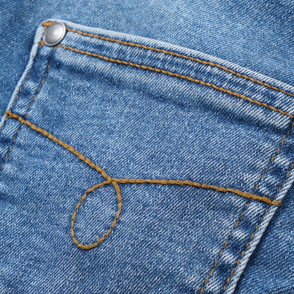 Mädchen Skinny-Jeans mit verstellbarem Bund
