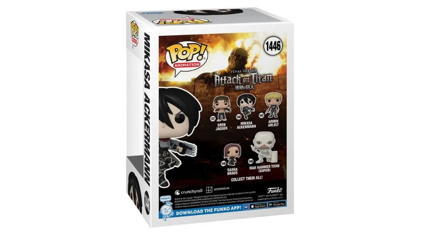 Funko - POP! - Attack on Titan - Mikasa Ackerman Vinyl