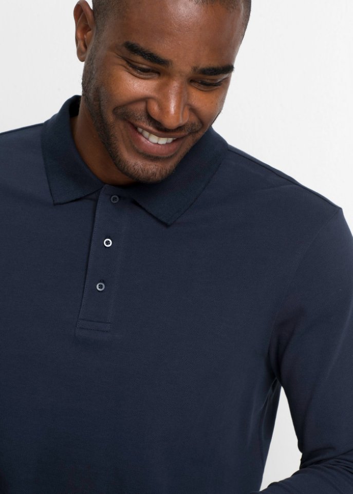 Poloshirt, Langarm
