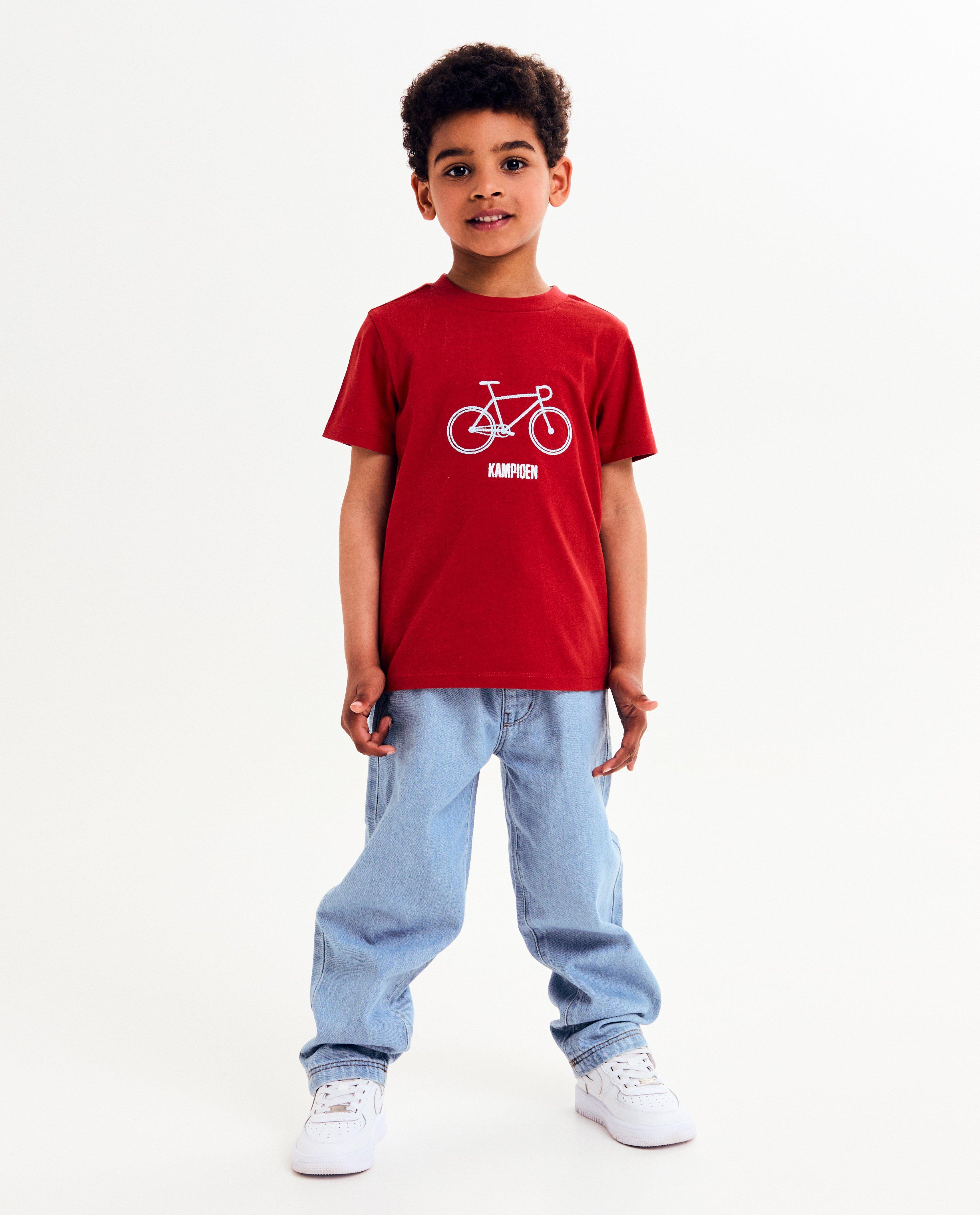 Baptiste biopamut póló, unisex, 98-128 piros