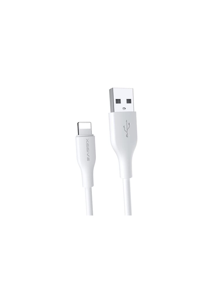 COFI 1453 2.4A 2 Meter iPhone Datenkabel 2.4A USB zu iPhone Schnell in Weiß günstig kaufen onesize
