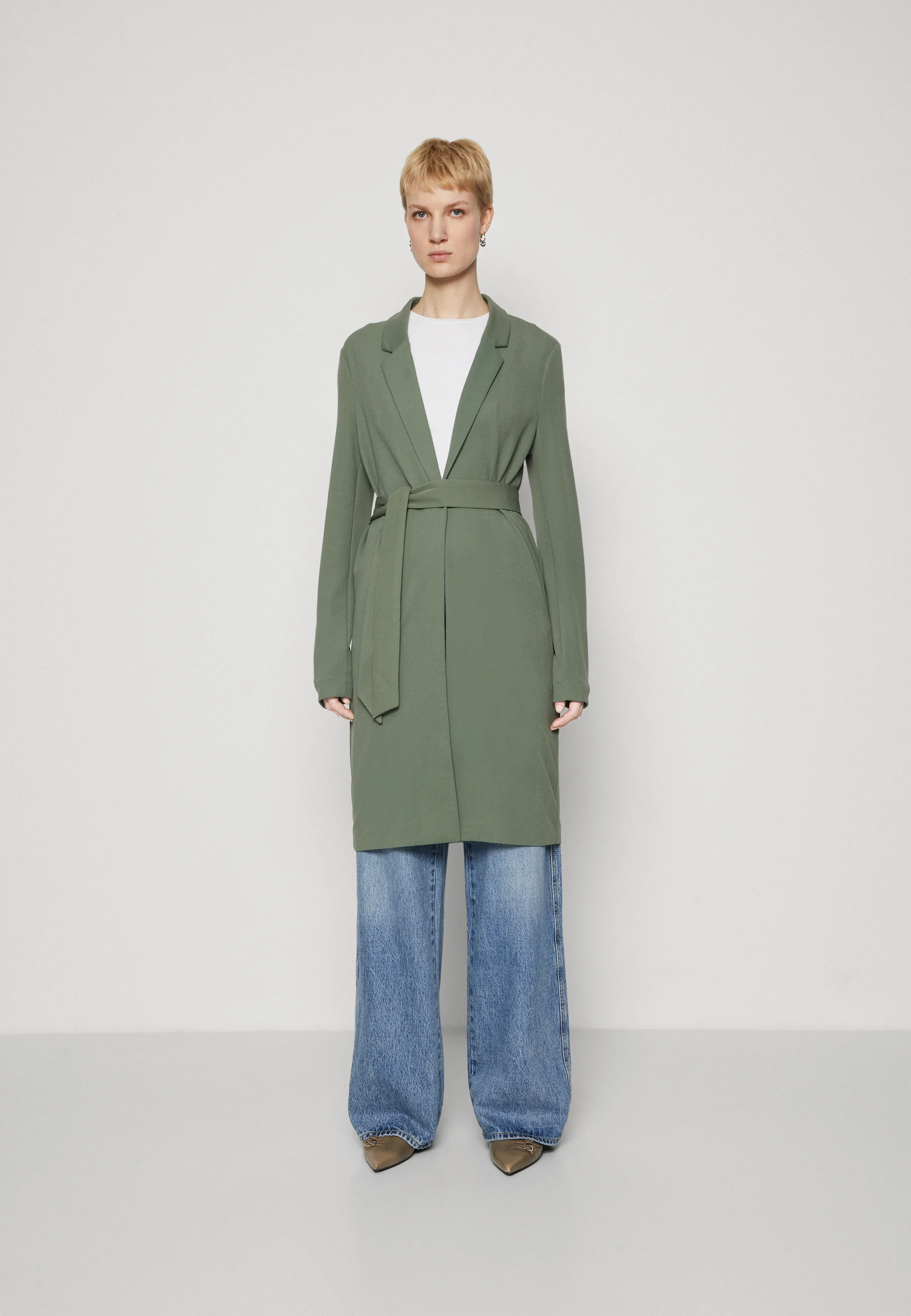 Vero Moda Tall VMLIVA LONG TIE - Abrigo clásico