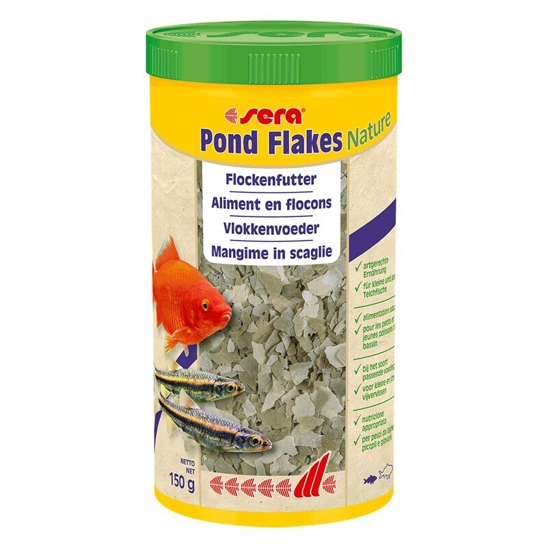 Sera Hauptfutter Sera Pond Flakes Nature 1.000 ml (150 g)