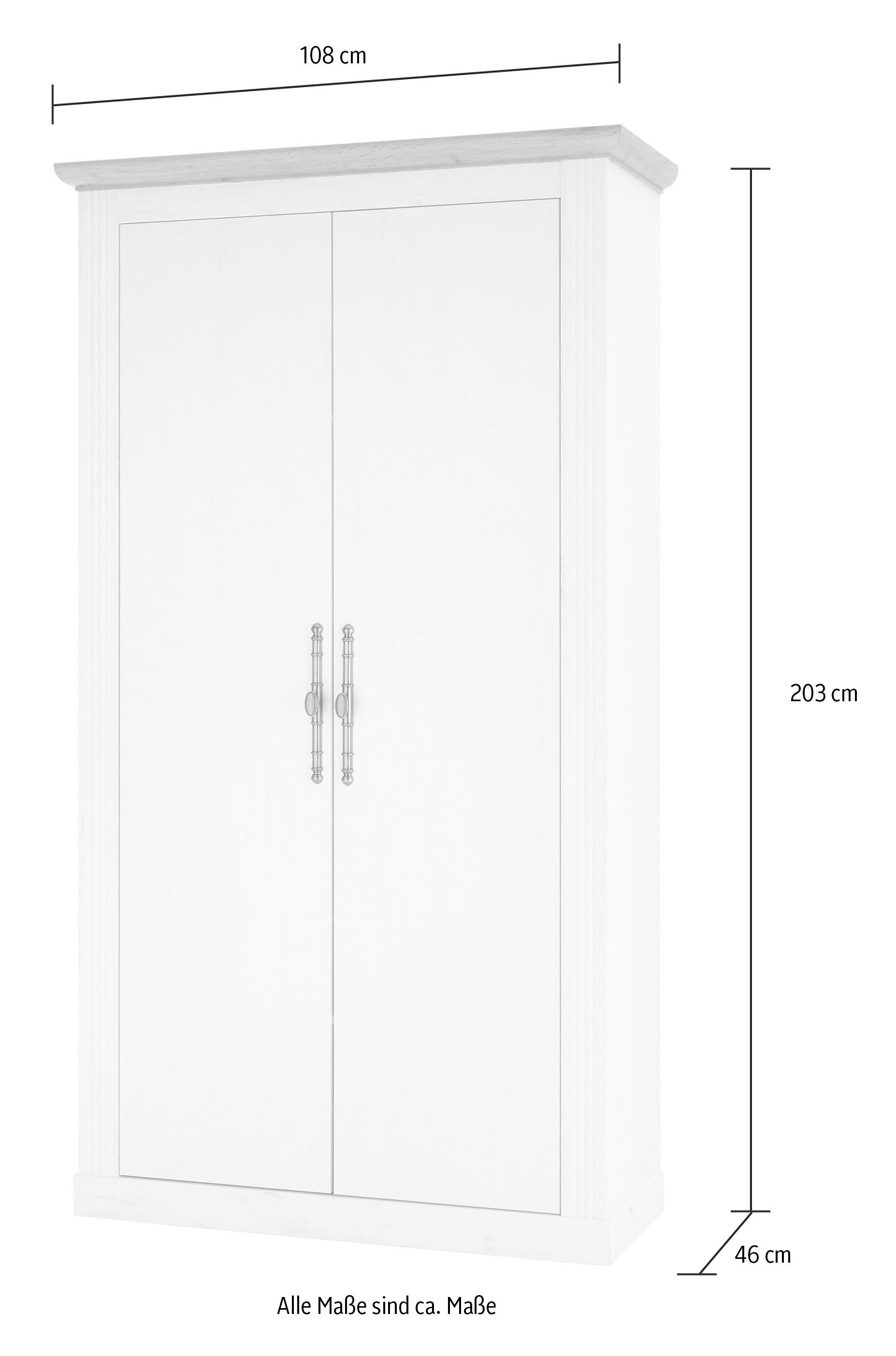 Home affaire Stauraumschrank WESTMINSTER Breite ca. 108 cm
