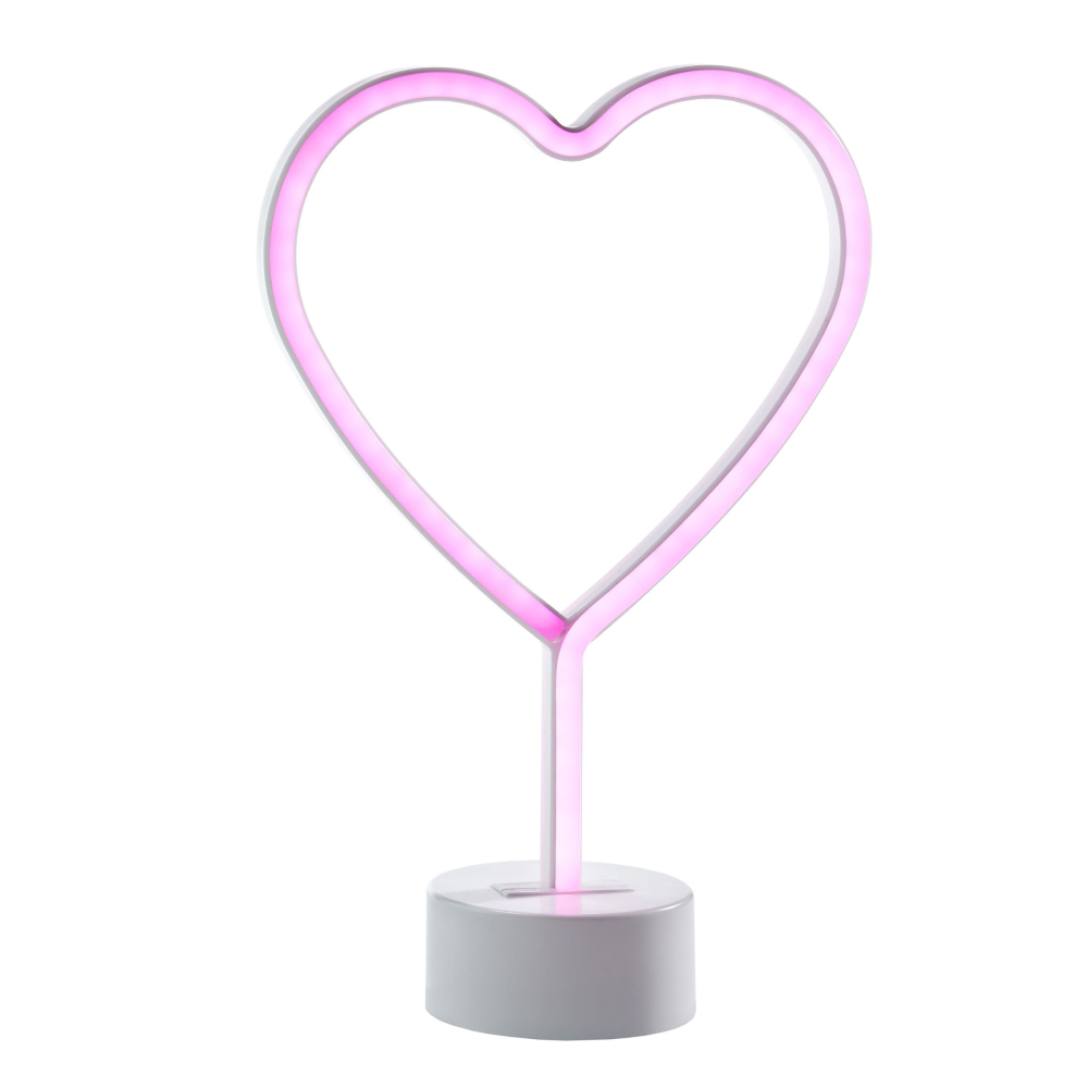 LED Fun-Leuchte Herz weiß