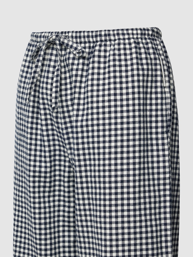 Pyjama-Hose mit Tunnelzug in schwarz