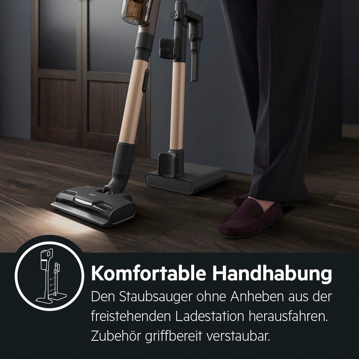 AEG Akku-Hand-und Stielstaubsauger Ultimate 8000 AP81A25ULT, beutellos, 5-stufige Filtration