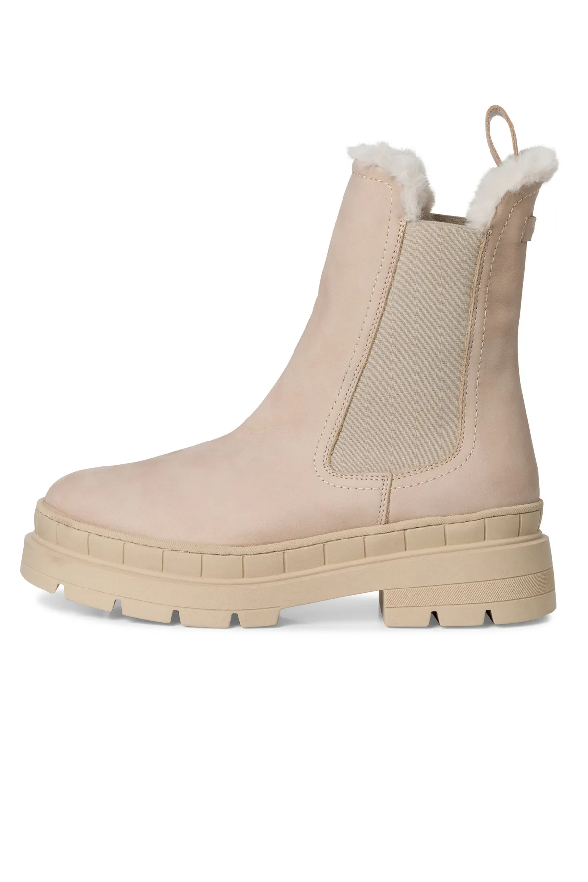 Tamaris  Damen Elegante Stiefelette 1-26935-41 Grau 375 Antelope Leder mit TOUCH-IT