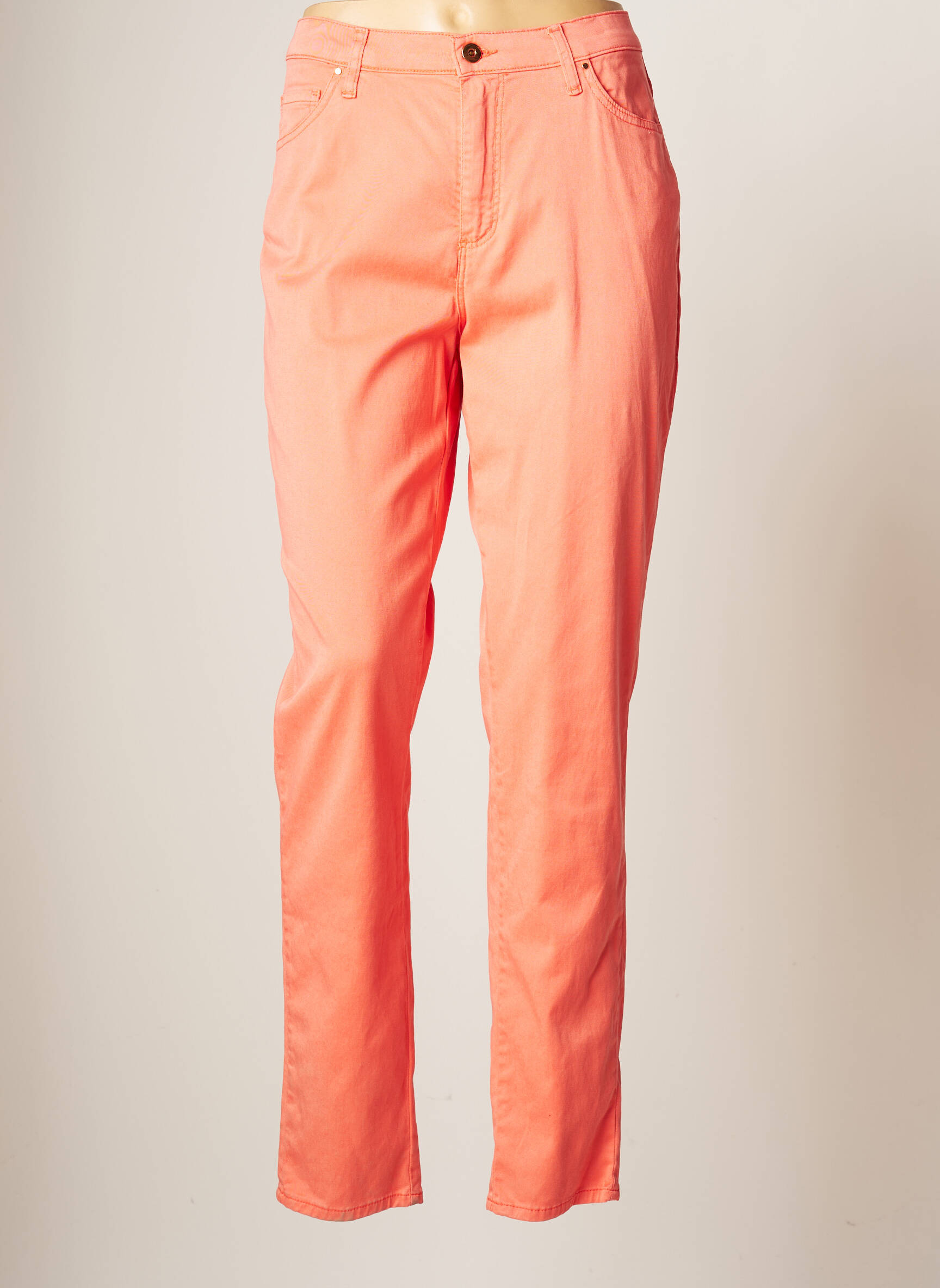 Lcdn Jeans Coupe Slim Femme couleur rose