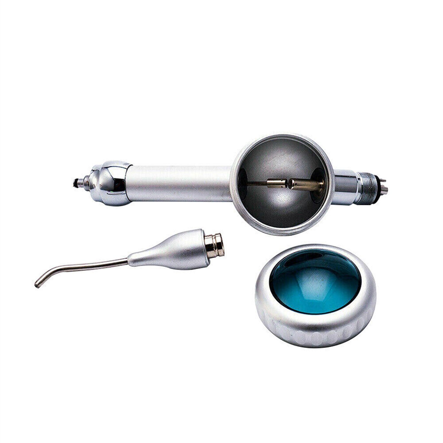 flowgoer Reise-Munddusche Dentalhygiene-Luftpolierer, Fließpolieren, Handstück Zähne Prophy Jet 4 Loch