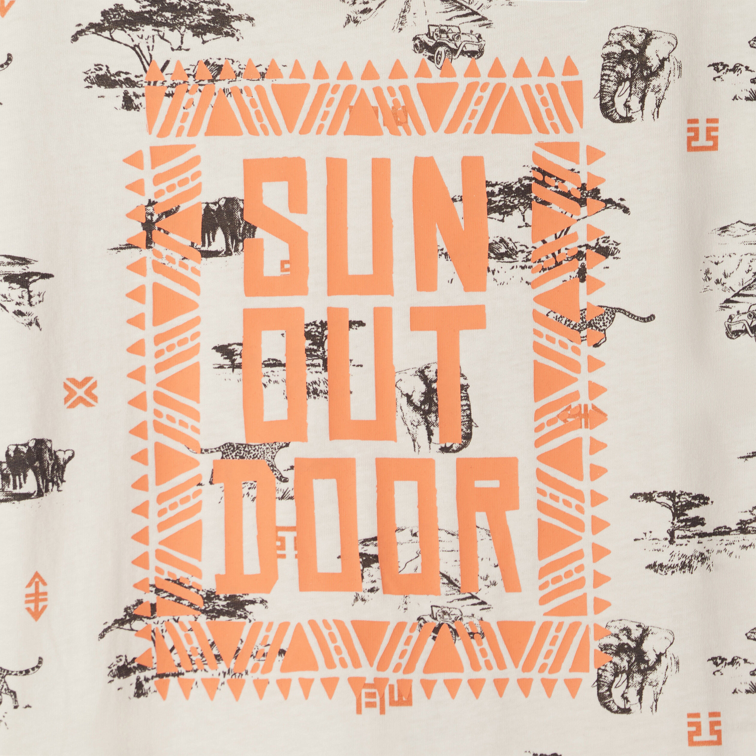 T-shirt à manches courtes Liberto ecru garçon | La Halle
