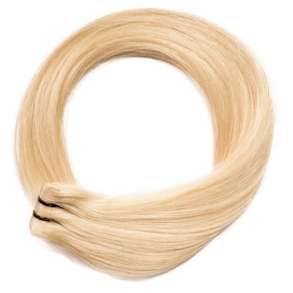 hair2heart Extensions adhesives Invisible Premium cheveux naturels #22 Blond doré extensions