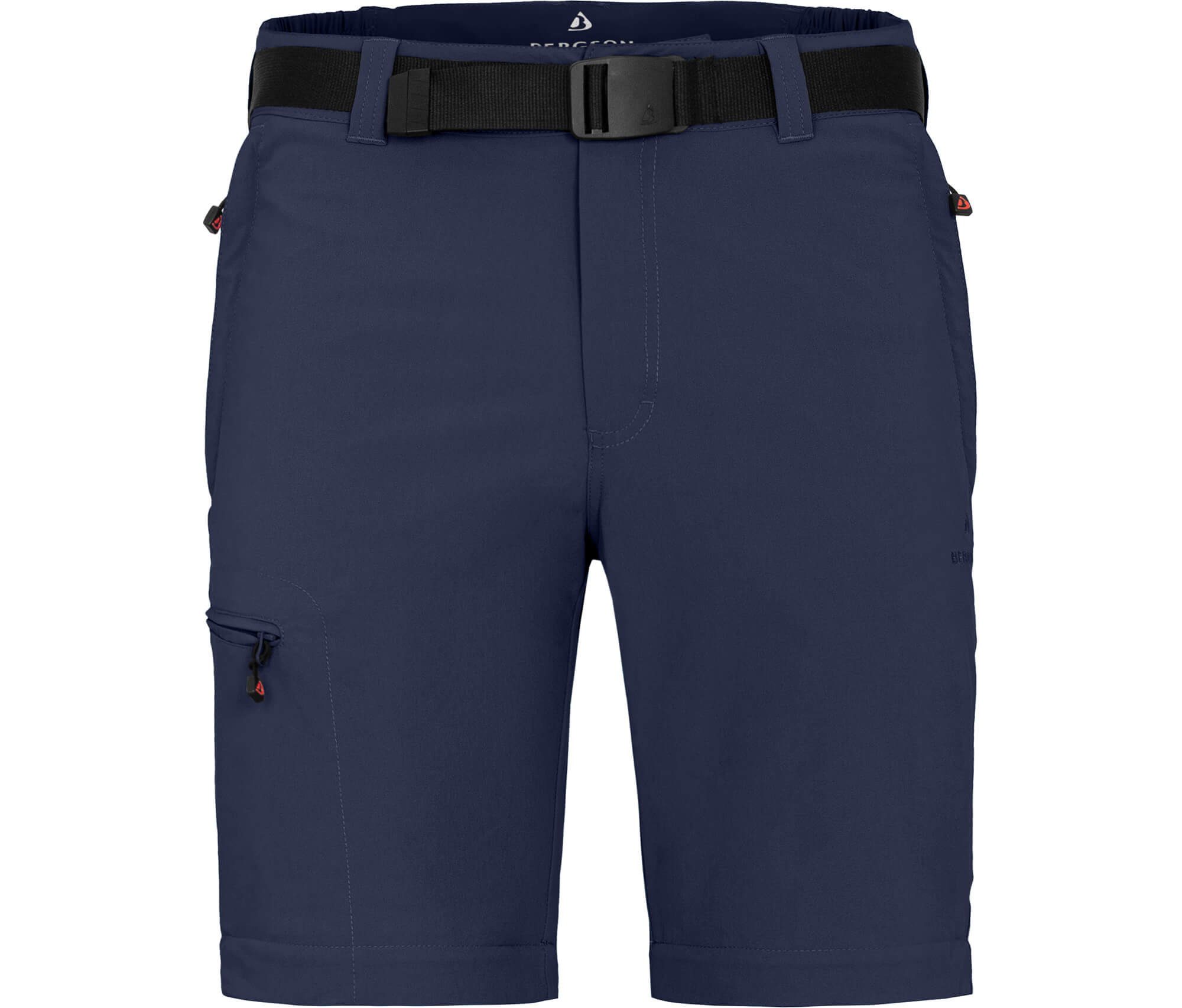 Bergson Zip-off-Hose BAKER ZIPP-Off Herren Wanderhose, vielseitig, pflegeleicht, Normalgrößen, peacoat blau