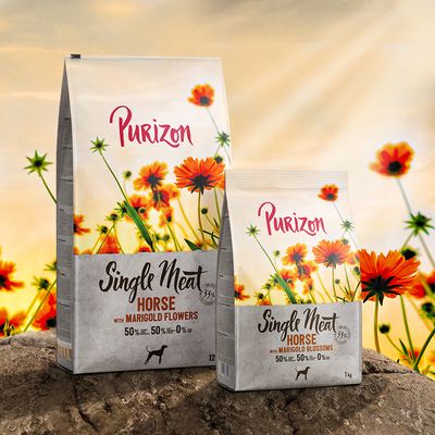 Purizon Single Meat Adult Pferd mit Süßkartoffel und Ringelblumenblüten