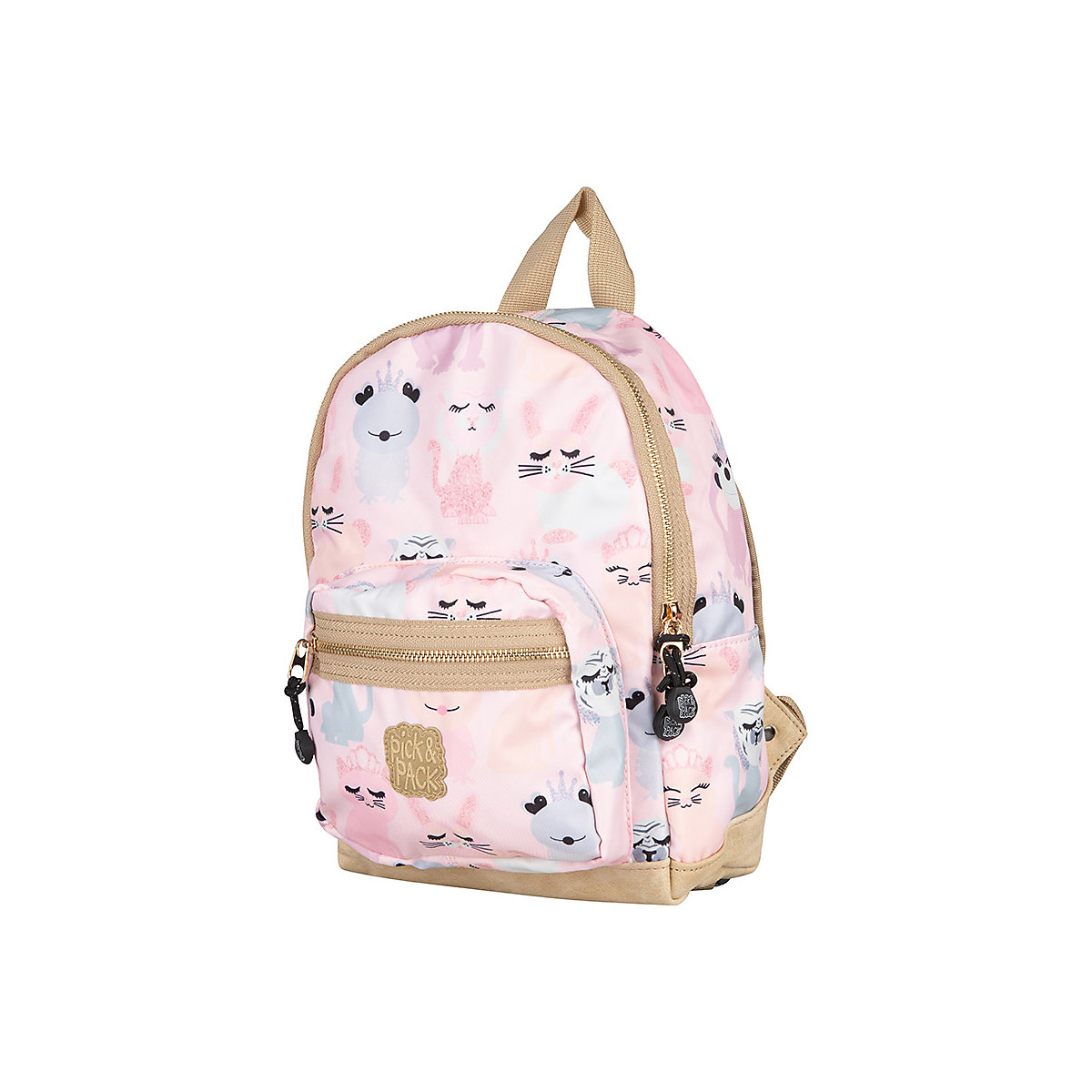Kinderrucksack S Sweet Animal Pink