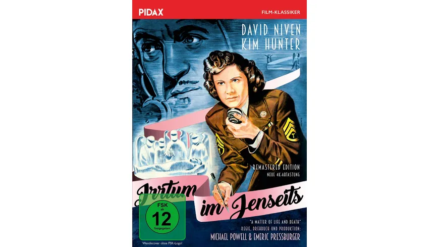 Irrtum im Jenseits - Remastered Edition / Neue 4K-Restauration / Kultfilm mit Starbesetzung (Pidax Film-Klassiker)