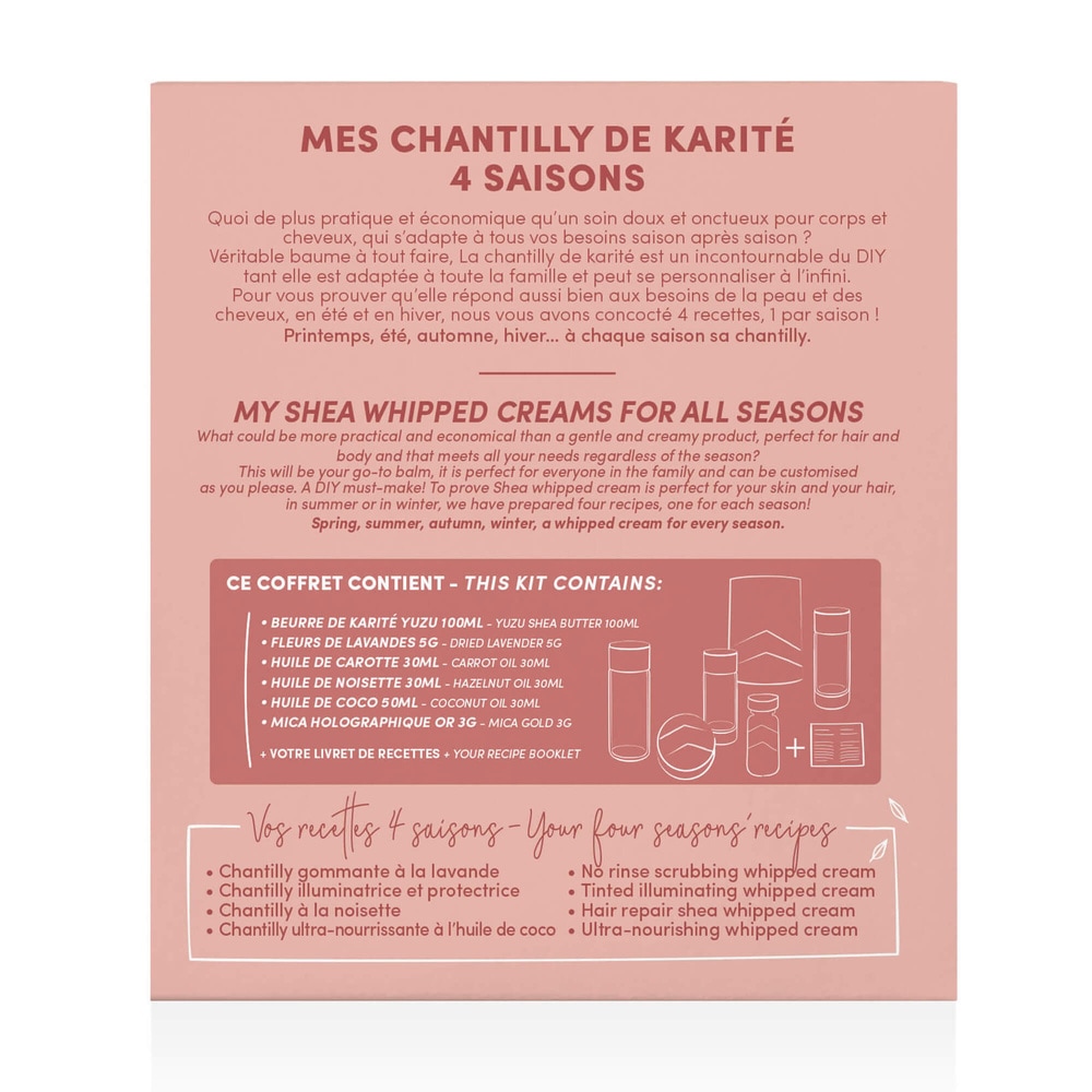 waam MES CHANTILLY DE KARITE 4 SAISONS Coffret