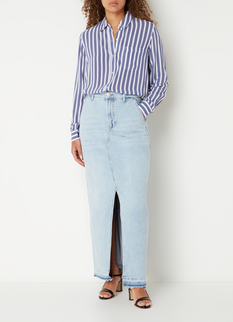 Blusa Josephine da Rails com estampa listrada e bolso no peito.