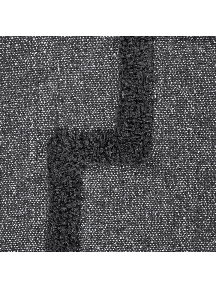 Beliani Kuscheldecke CHACK in Grau/Schwarz - (W) 220 x (H) 1 x (L) 240 cm günstig kaufen onesize
