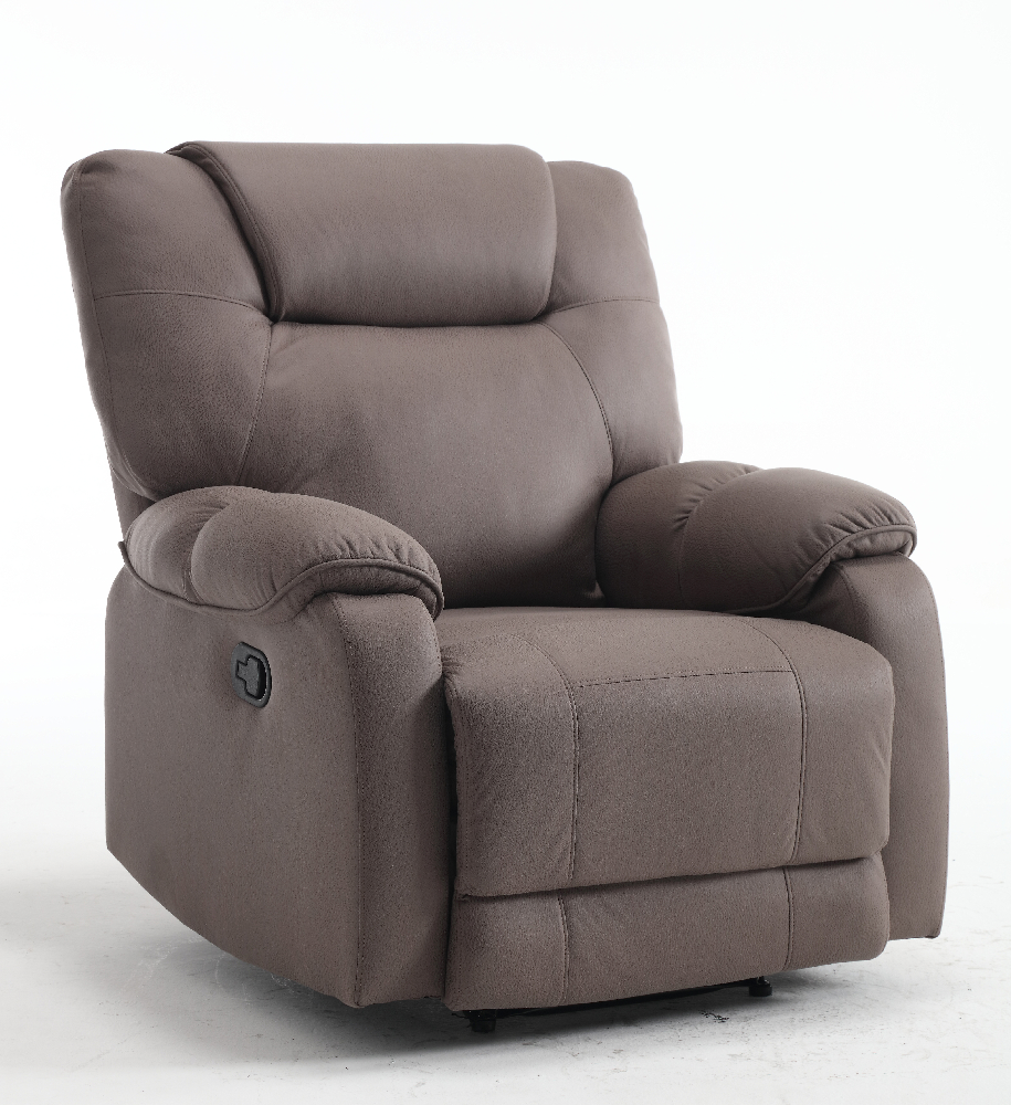 Happy Home Relaxsessel mit verstellbare Rückenlehnen & Liegefunktion, braun