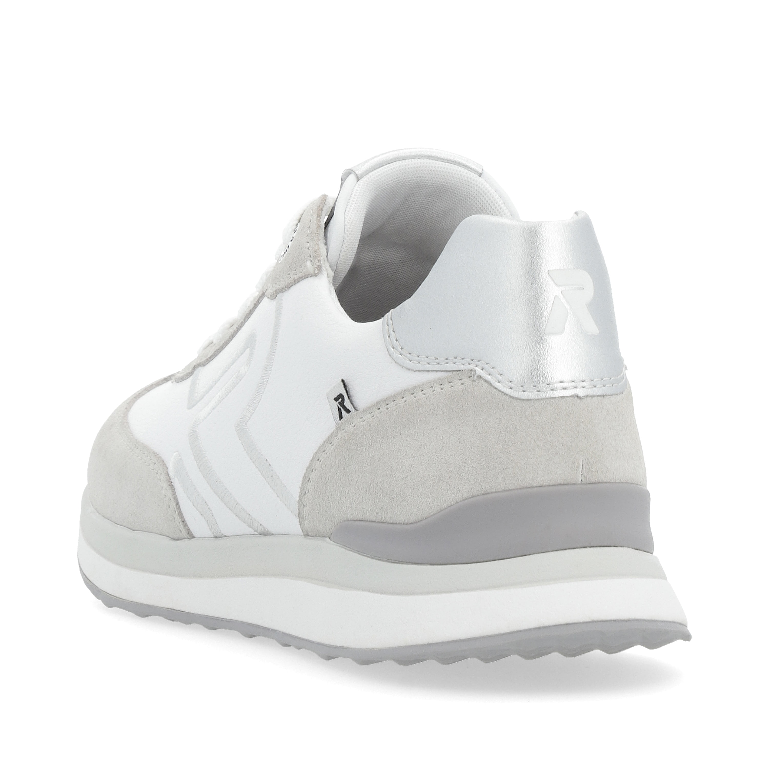 Rieker Damen Sneaker Low pearl-white clay-beige