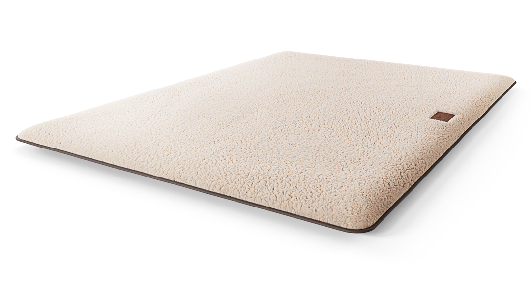 Knuffelwuff Hundematten Knuffelwuff kuschelige Hundematte Calliope aus Teddy Material beige XXL