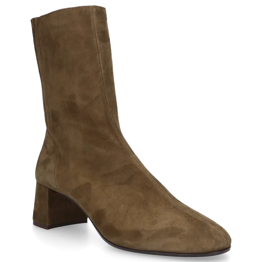 Aquazzura - Klassische Stiefeletten SAINT HONORE 50 Veloursleder - bronze