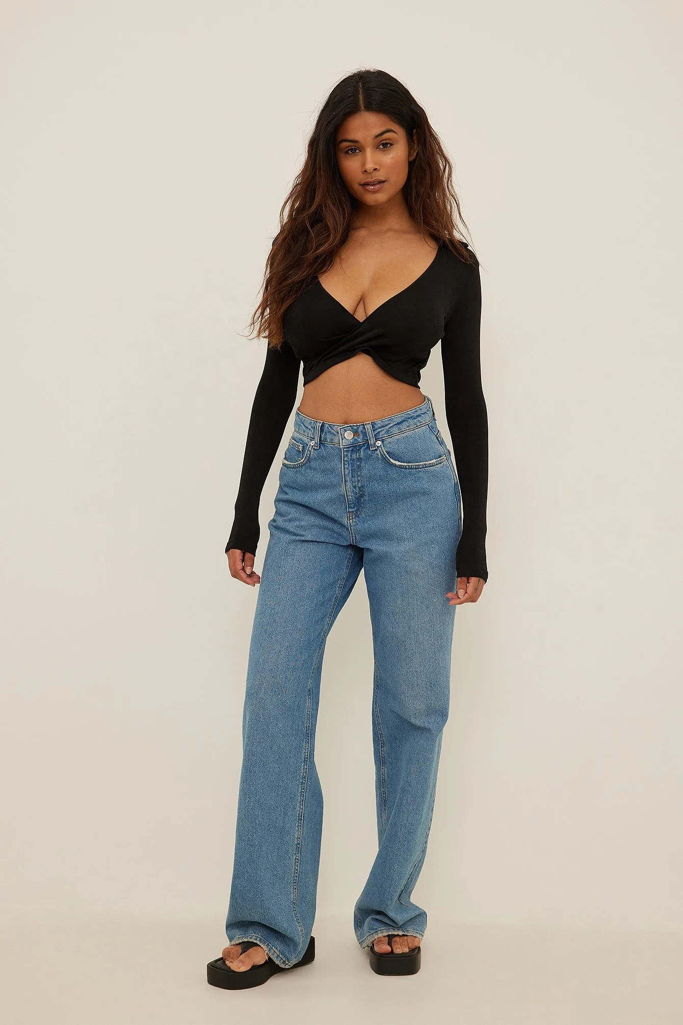 Recyceltes Wrap-Top