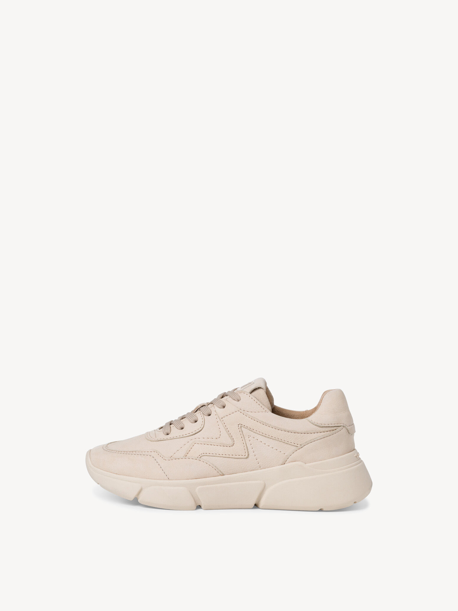 Basket en cuir - beige