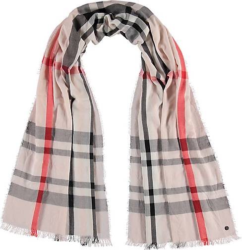 FRAAS Stola in Viskosemischung mit FRAAS Plaid Karo