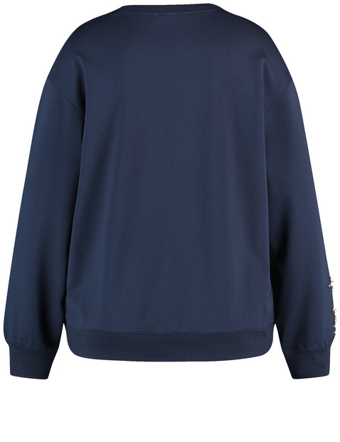 Sweatshirt mit Glitzersteinen