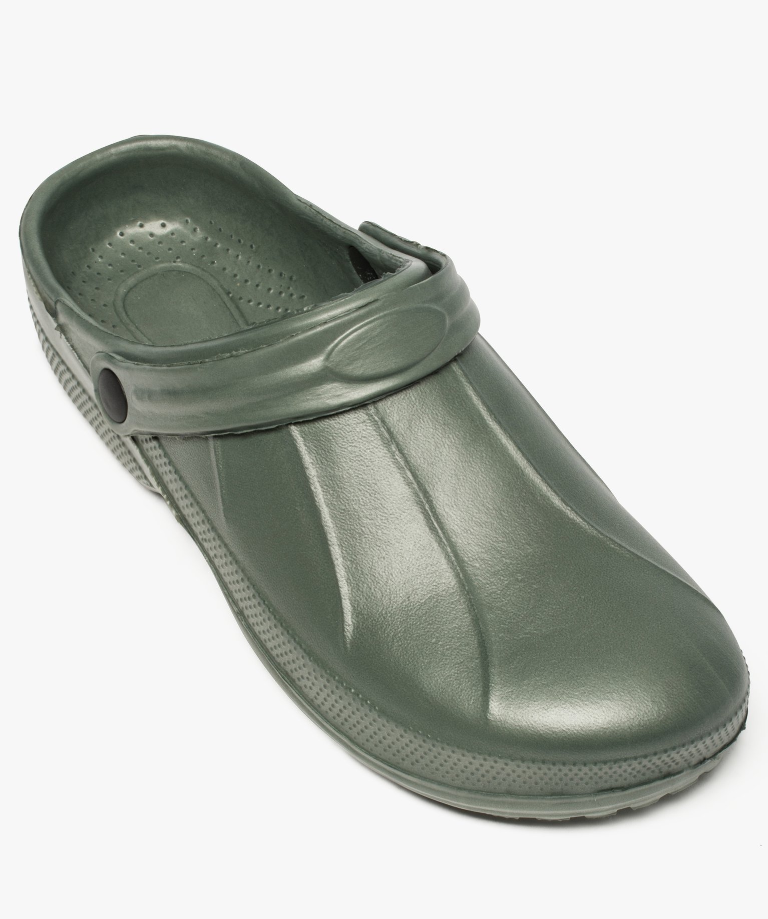 Sabots homme unis extra légers kaki | GEMO