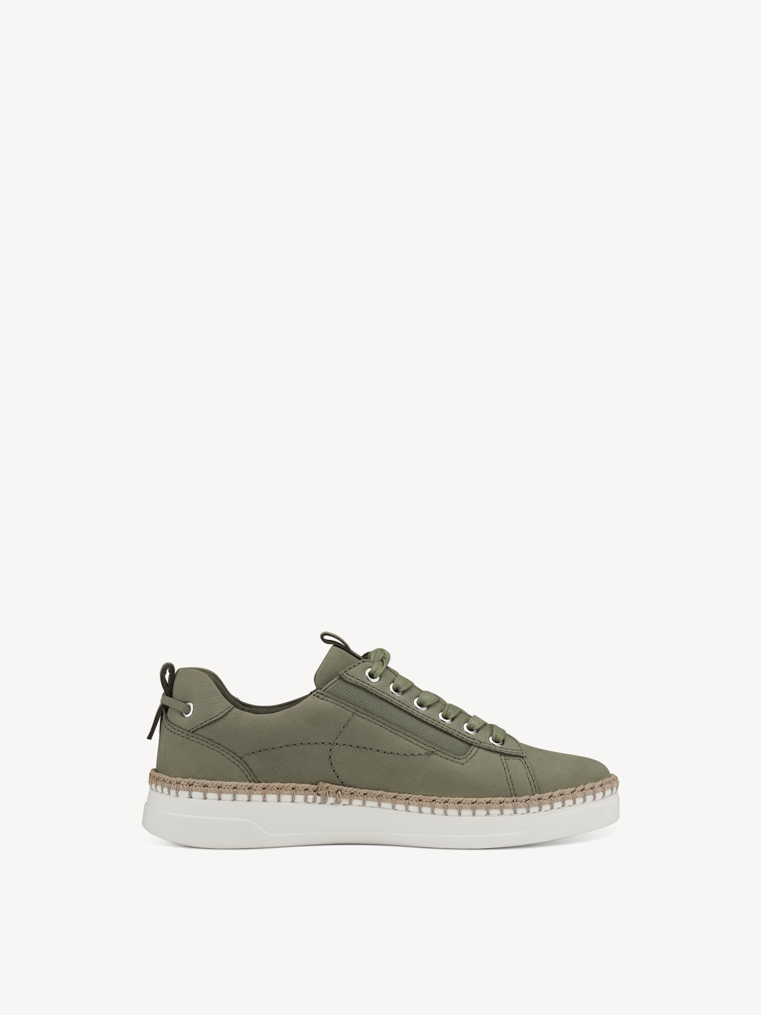 Basket en cuir - vert