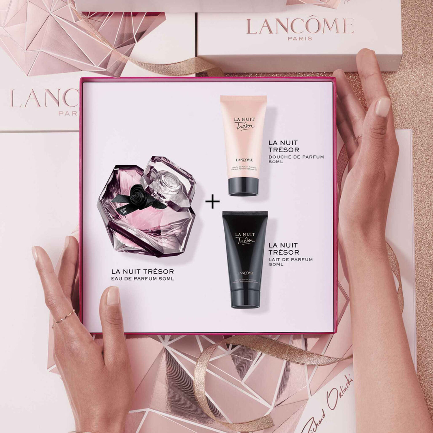 lancôme La Nuit Trésor Coffret Eau de parfum 50 ml & Lait de Parfum 50 ml & Douche de Parfum 50 ml