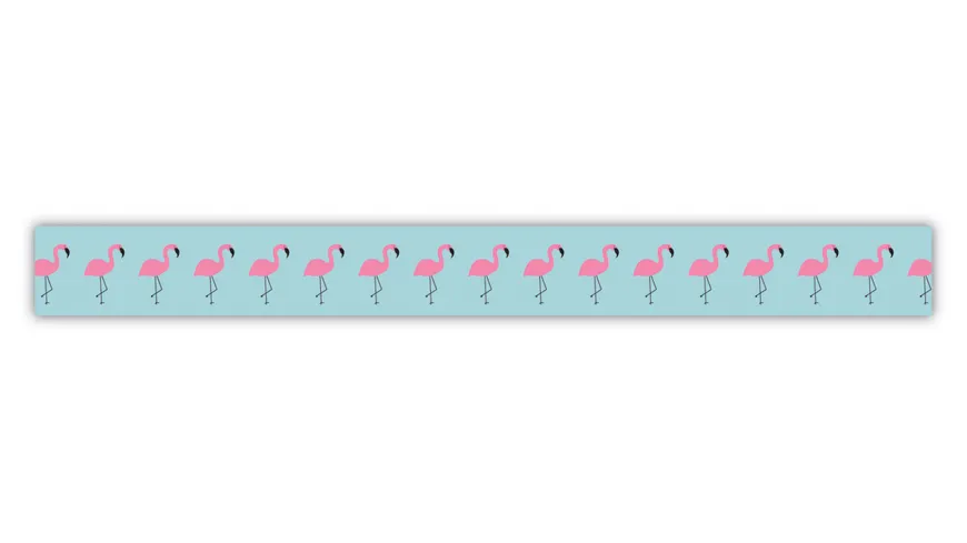 Rayher Washi Tape Flamingos 15mm x 15m 15 m