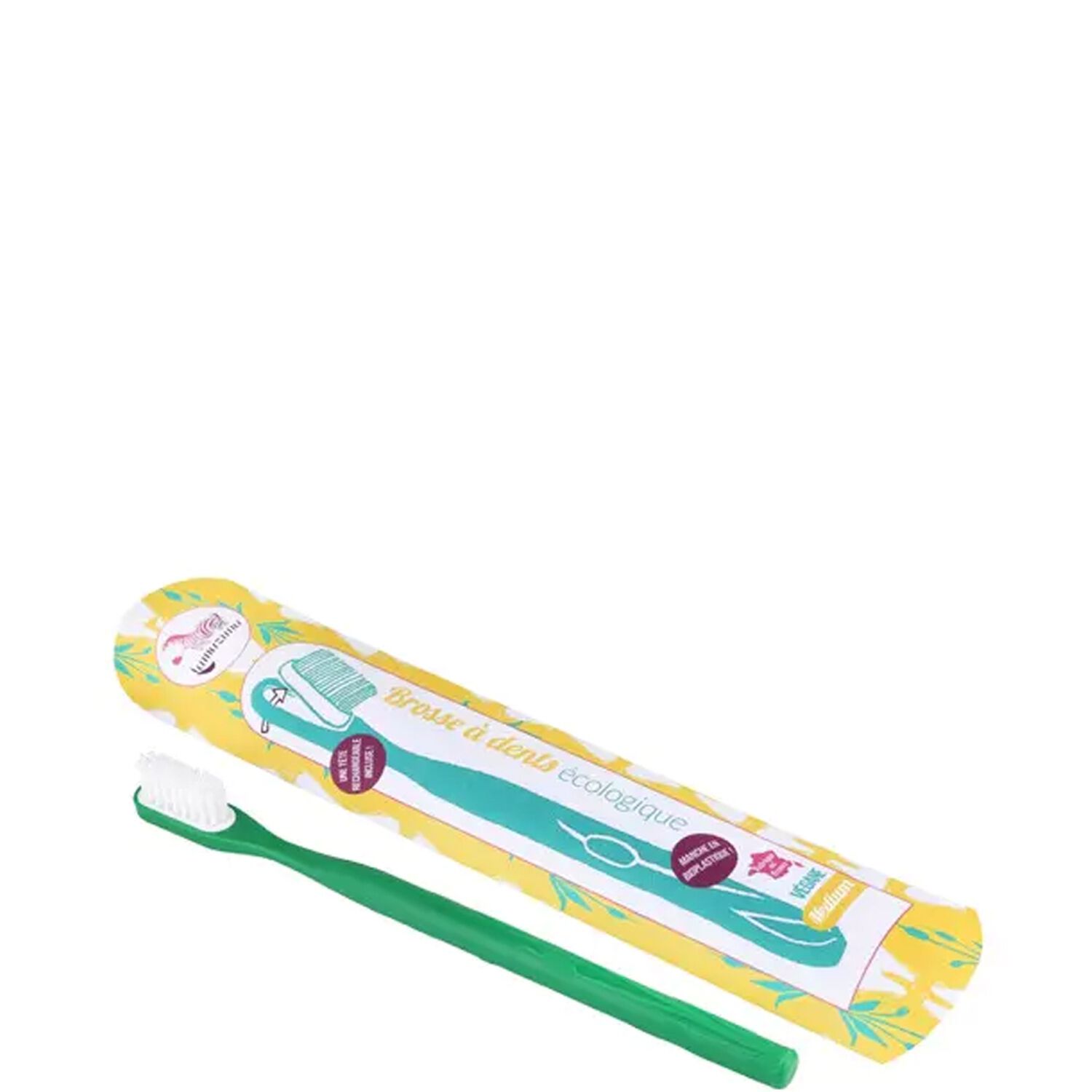Lamazuna Verte Brosse à dents rechargeable médium