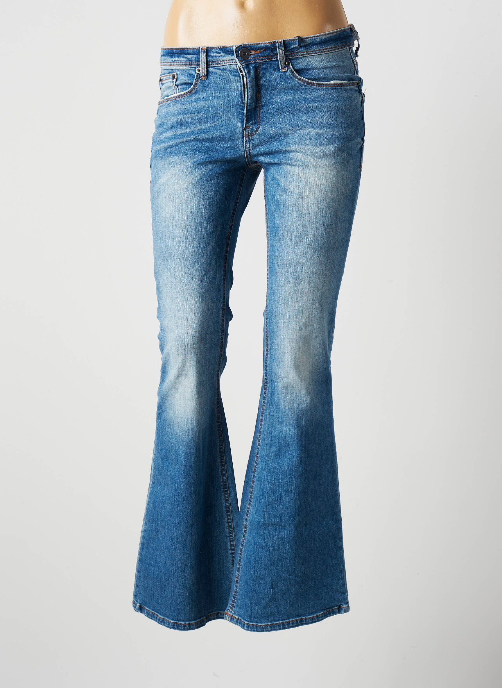 Blend She Jean Flare Femme couleur bleu
