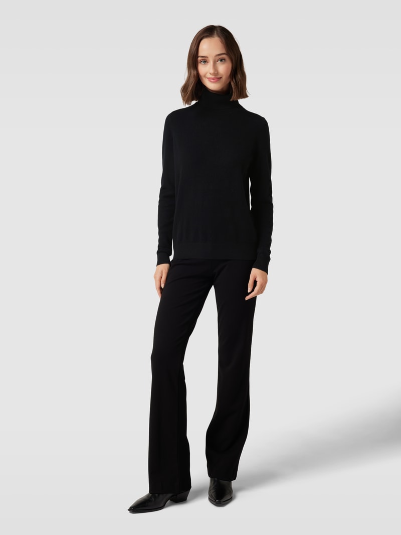 Longsleeve aus Kaschmir in schwarz