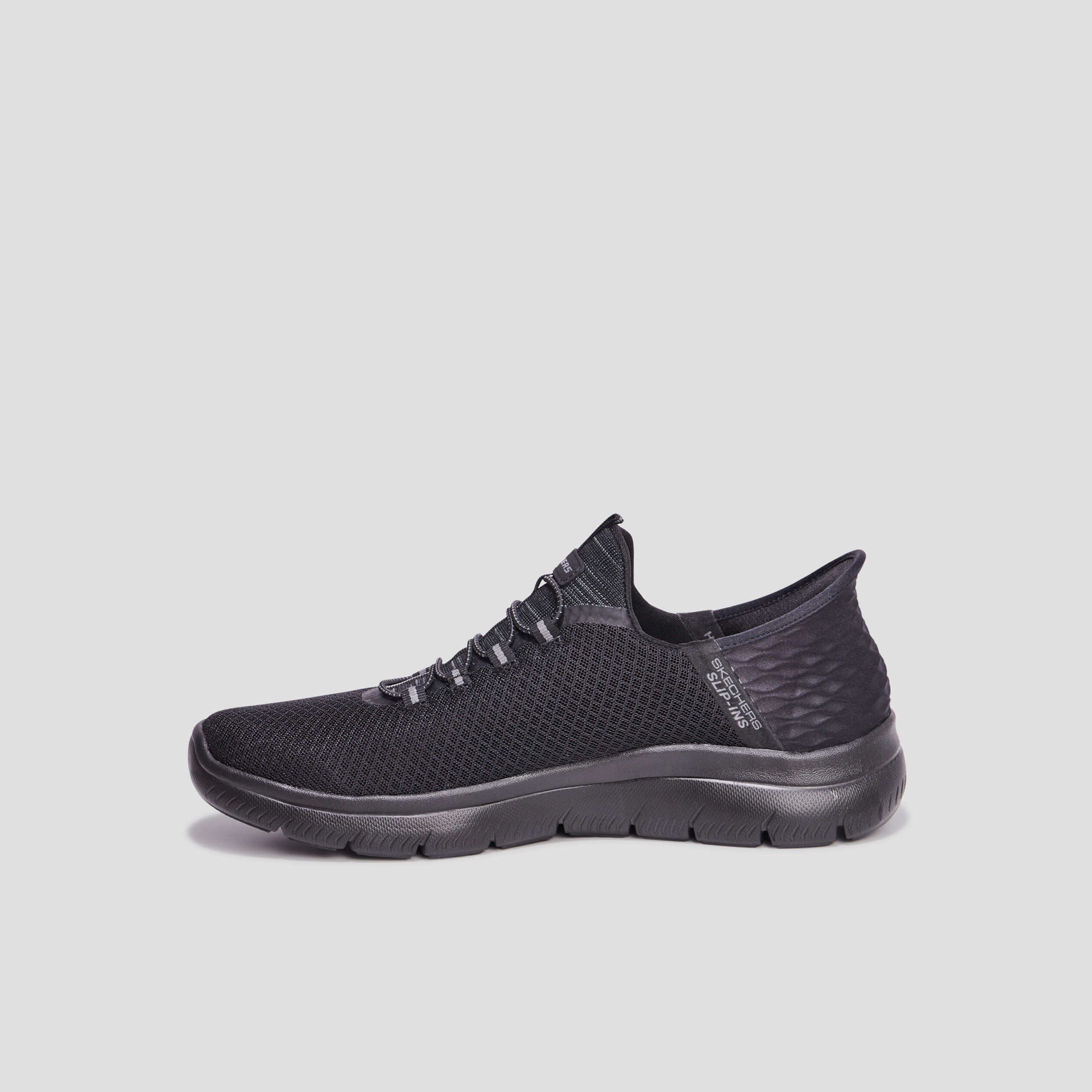 Baskets running mémoire forme Skechers noir homme | La Halle