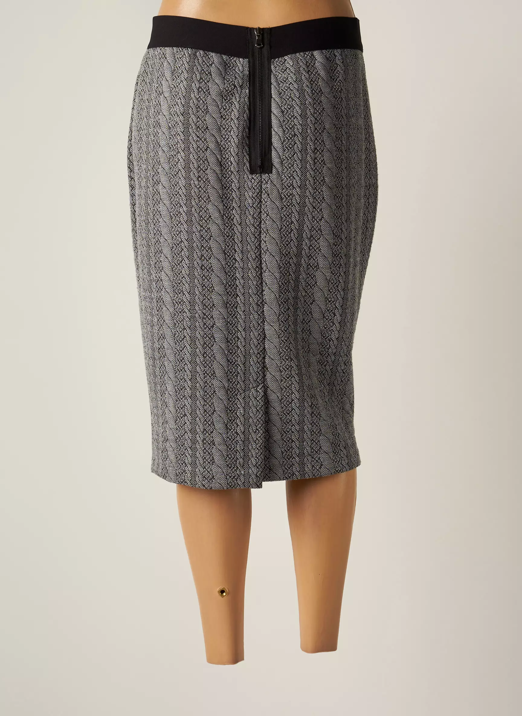 Rinascimento Jupes Mi Longues Femme couleur gris