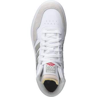 adidas Hoops 3.0 Mid Sneaker in weiß