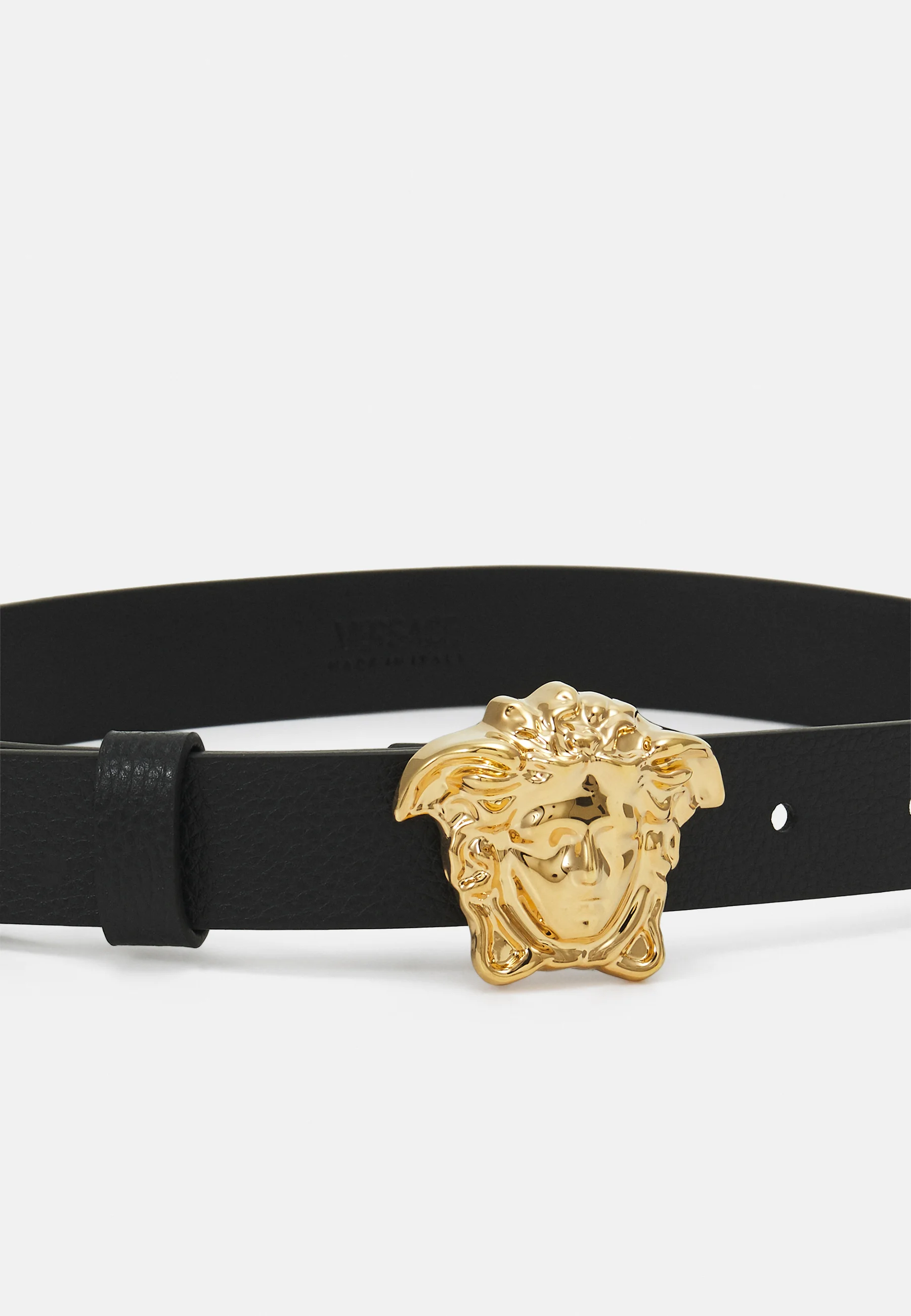 Cinturón unisex con hebilla de cabeza de MEDUSA de Versace - Cinturón