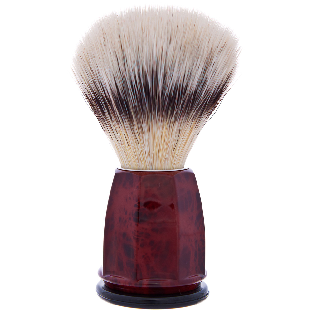 plisson 1808 Blaireau facette façon loupe de noyer fibre 
